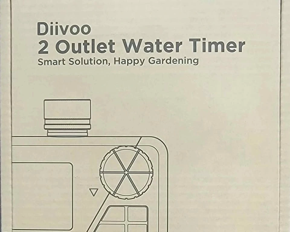 Diivoo 2 Outlet Water Timer DI-WT21M2