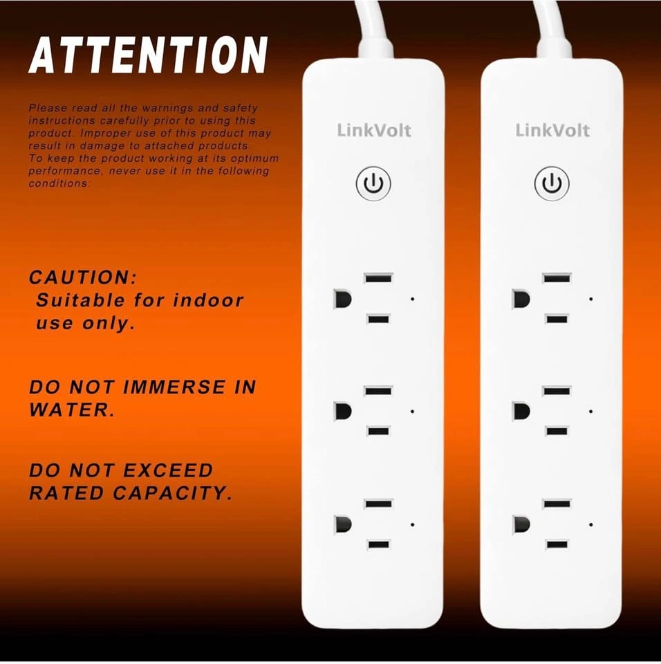 Smart Power Strip WiFi Surge Protector Alexa Google Home - photo 4