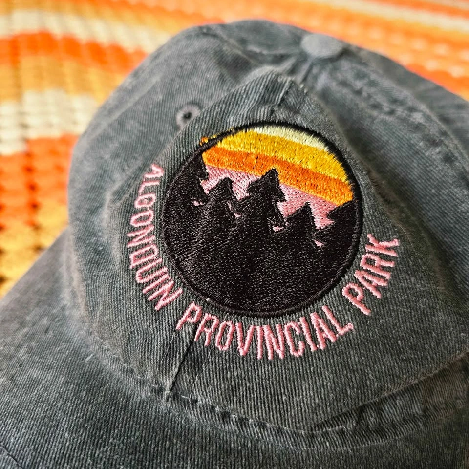 Algonquin Provincial Park Sunset Embroidered Dad Hat - photo 2