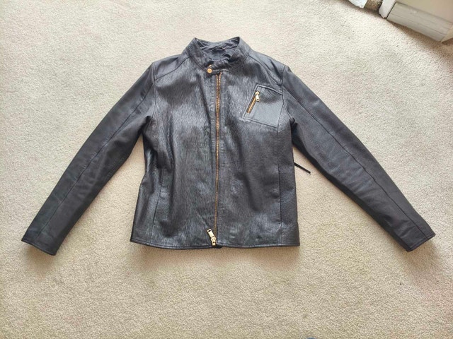Zara Man Genuine Sheepskin Leather Jacket - Exc. Cond