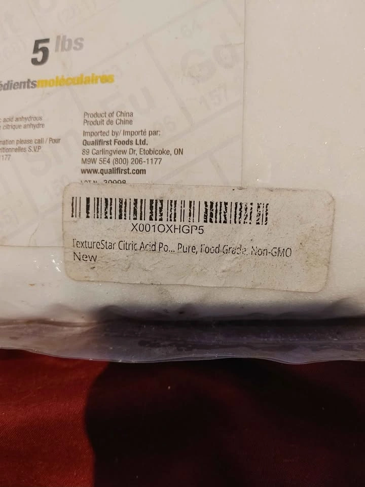 5 lb Citric Acid Powder - 100% Pure Food Grade - photo 2