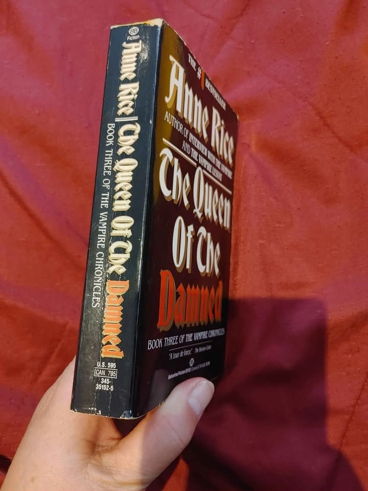 New, vintage paperback book. Anne Rice, Queen of the Damned. - photo 5