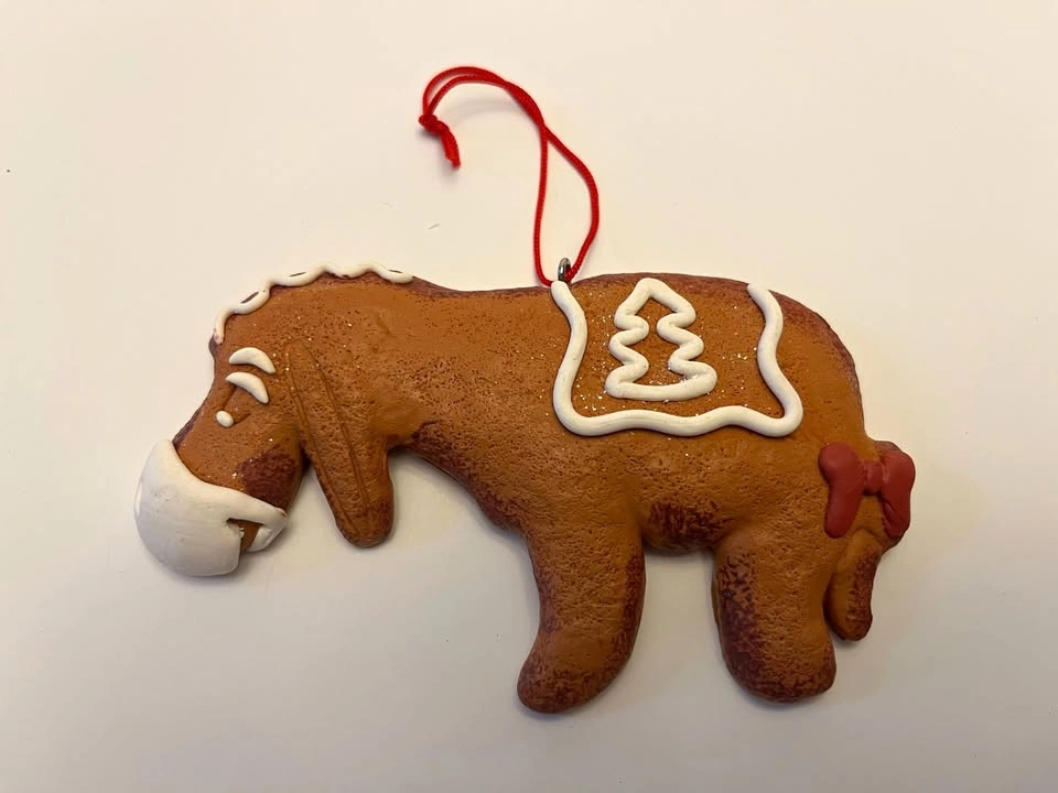 Disney Winnie The Pooh Eeyore Gingerbread Christmas Ornament