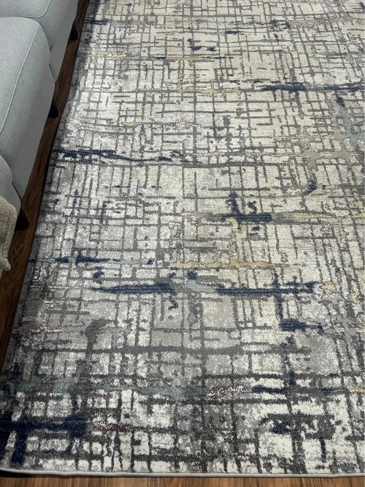 Modern Abstract Area Rug 9.5 x 6.5 - photo 3