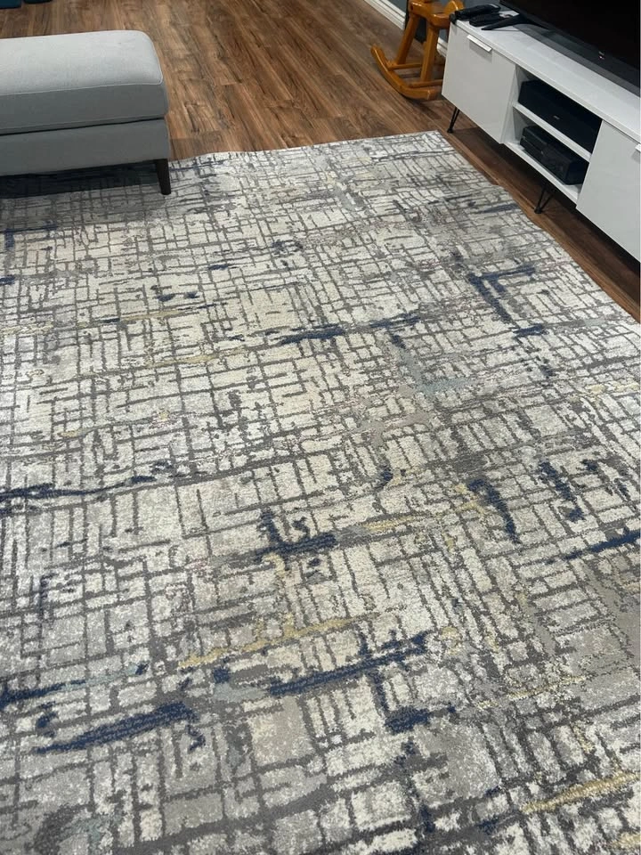 Modern Abstract Area Rug 9.5 x 6.5 - photo 4