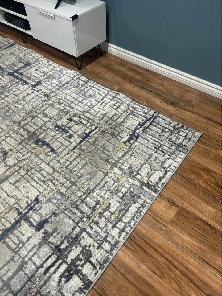 Modern Abstract Area Rug 9.5 x 6.5 - photo 5