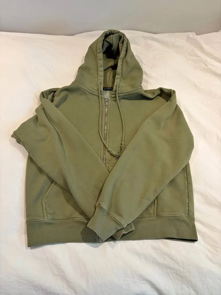 Brandy hoodie olive green