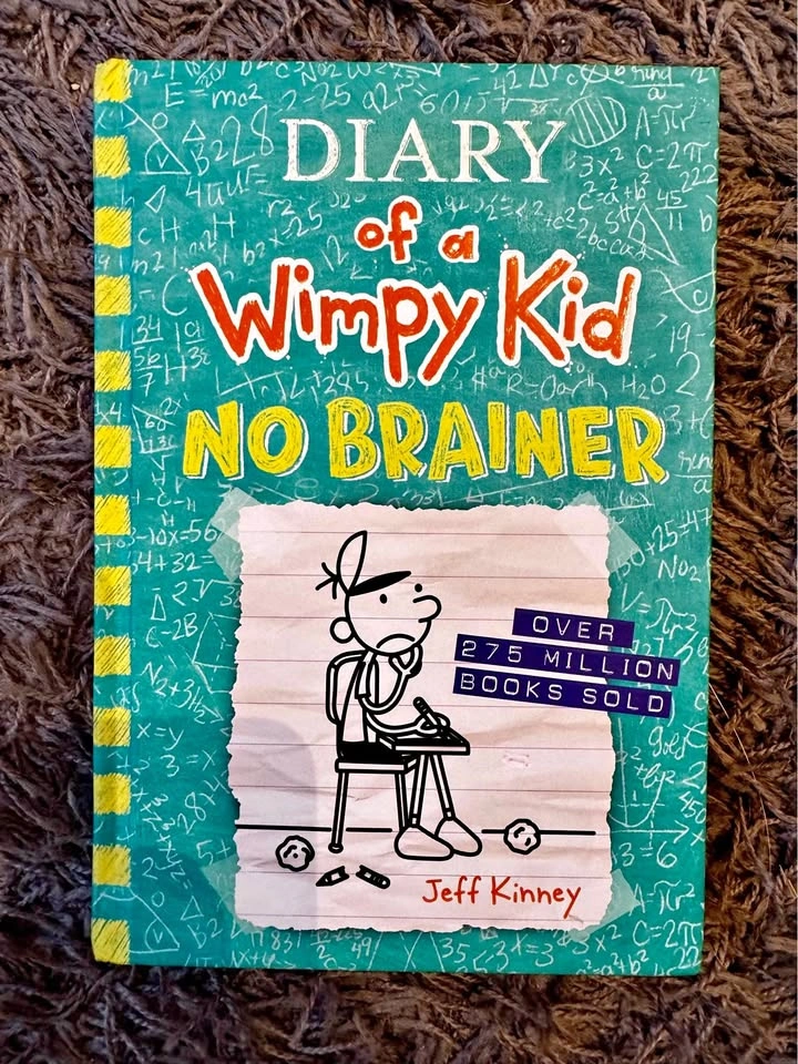 Diary of a Wimpy Kid #18 “NO BRAINER” kids book