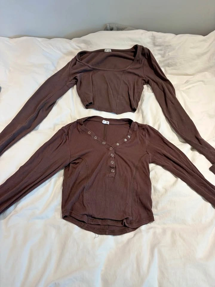 Brown garage long sleeves - XS