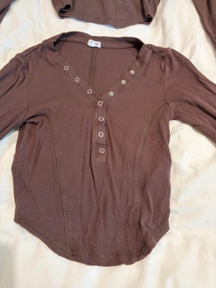 Brown garage long sleeves - XS - photo 2