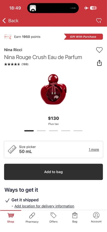 Nina Ricci Nina Rouge Crush Eau de Parfum Roll-on 10ml - photo 3