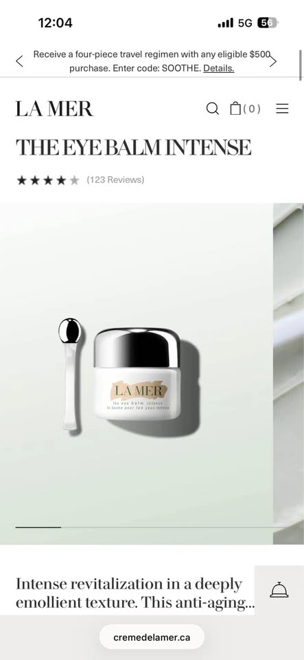 LA MER THE EYE BALM INTENSE 15ml full size - photo 4