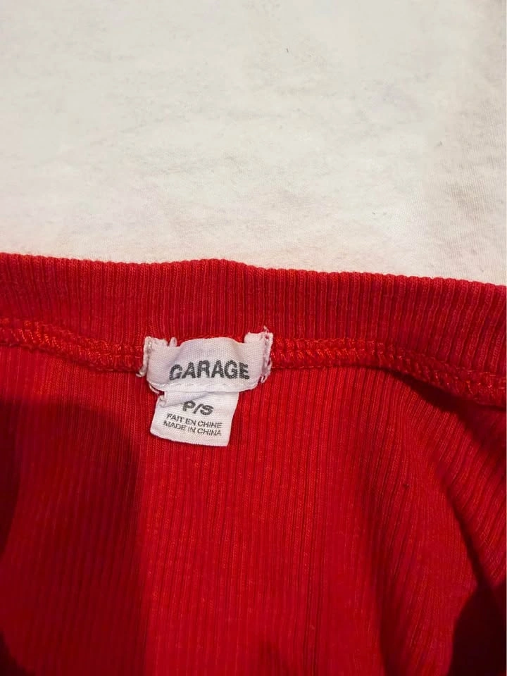 Red Garage Baby Tee - S - photo 3