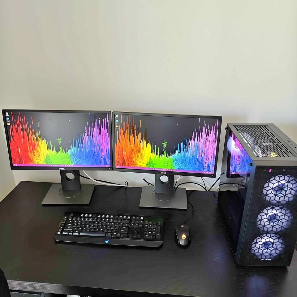 Gaming PC Setup – i5-14400F, RTX 4060, 32GB DDR5, 1TB NVMe