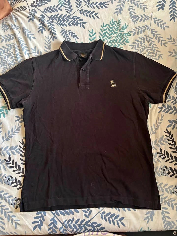 OVO Black Polo Shirt Large