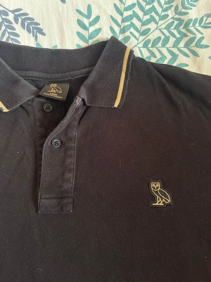 OVO Black Polo Shirt Large - photo 2