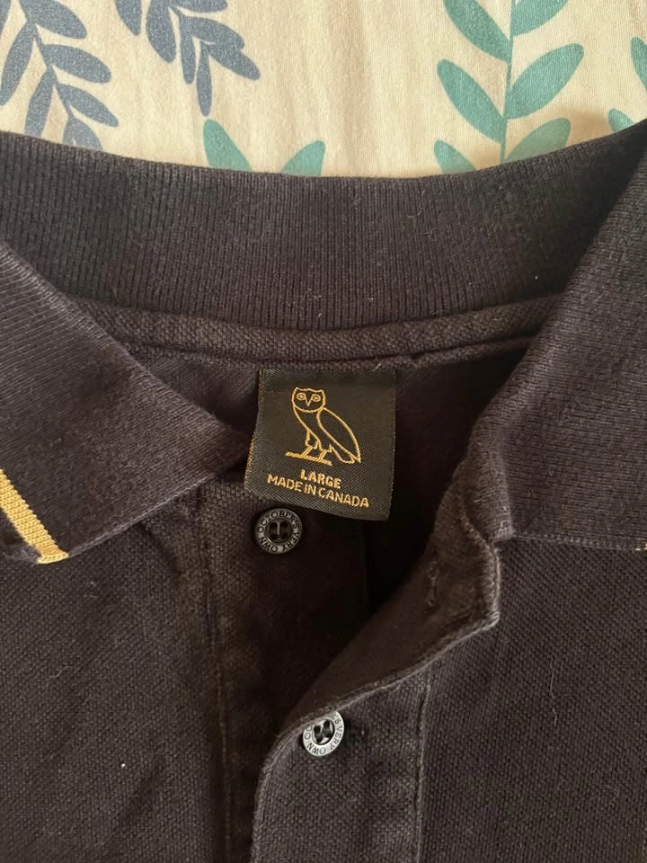 OVO Black Polo Shirt Large - photo 3