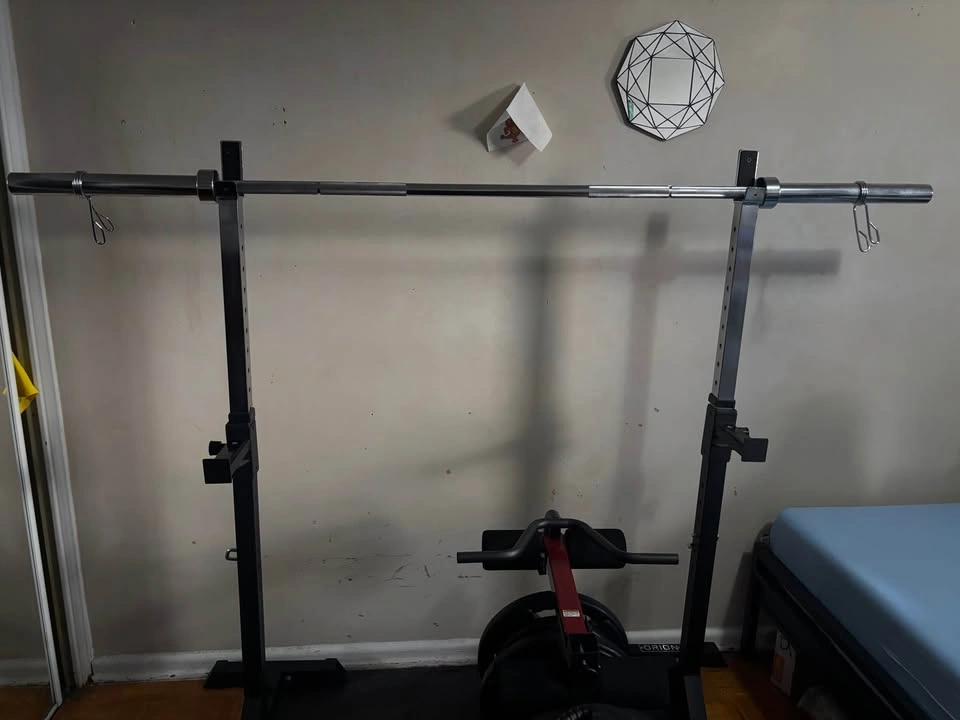 ORION Squat Rack Weight Bench Barbell Set - photo 2