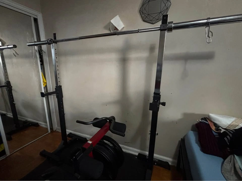 ORION Squat Rack Weight Bench Barbell Set - photo 3