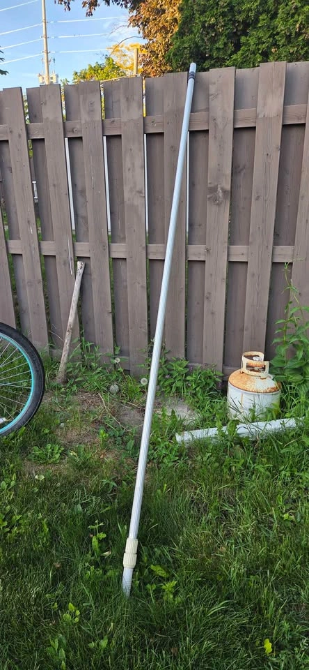 Pool skimmer net and pole - photo 2