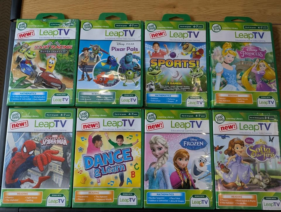 Massive LeapFrog Bundle (Tv, 3 pads and games) - photo 5