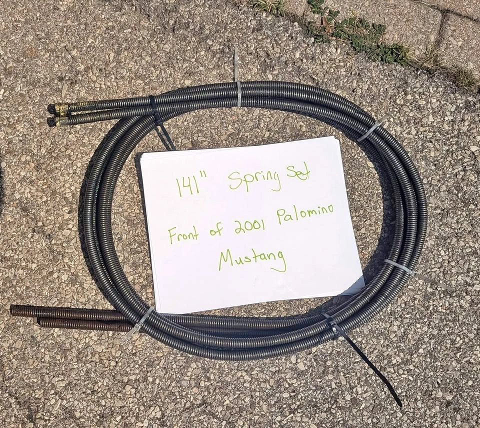 141 inch push spring set for Goshen lift system