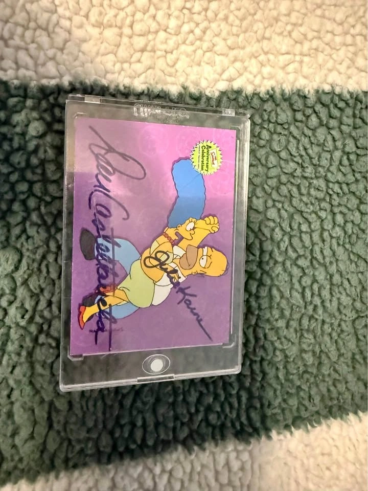 The Simpsons Inkworks 2000 Anniversary Celebration Autograph Car