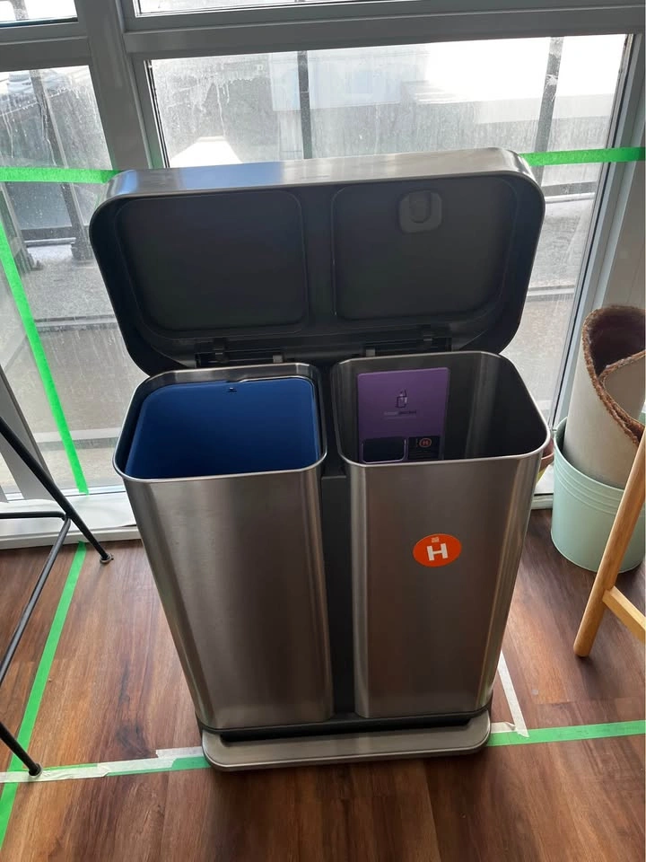 Simplehuman Dual Trashcan 58L - photo 5