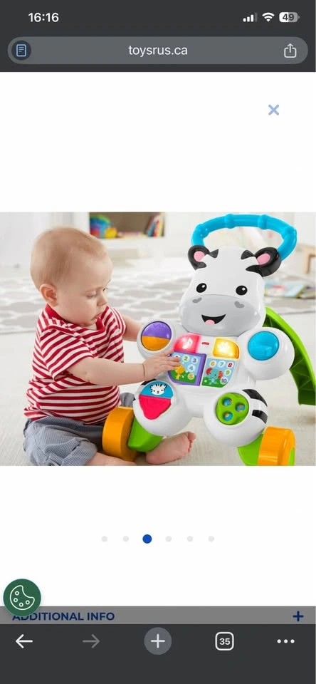 Zebra baby toy - photo 2