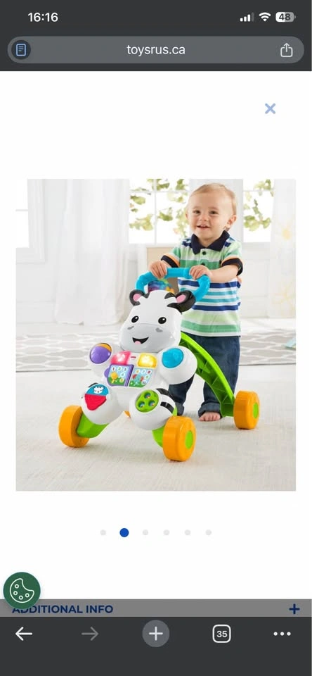 Zebra baby toy - photo 3