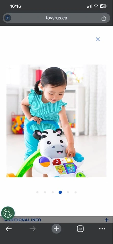 Zebra baby toy - photo 4