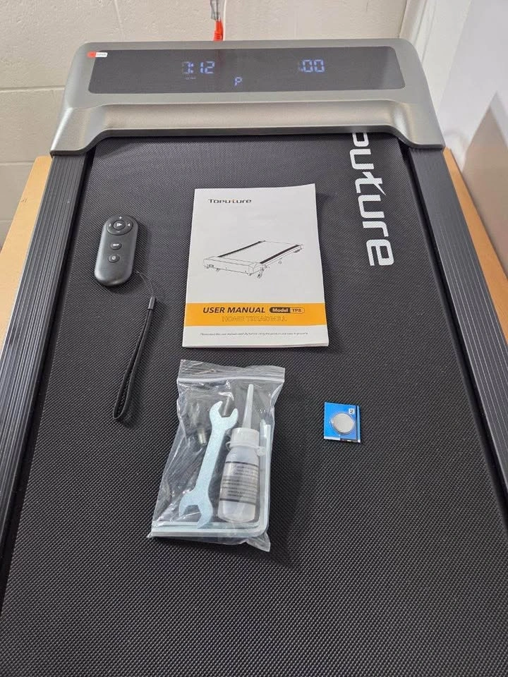 TOPUTURE 2-in-1 Walking Pad Treadmill with Incline & Remote - photo 2