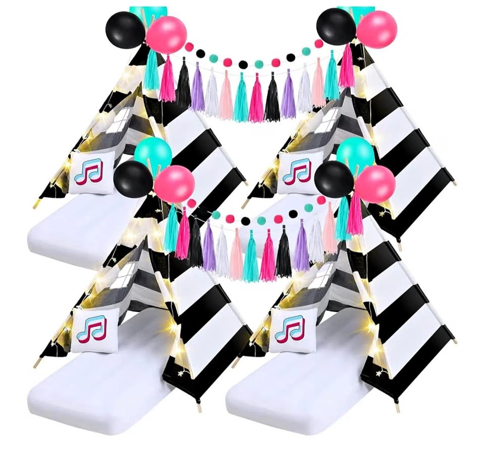 Tipi tents for kids 4 pack