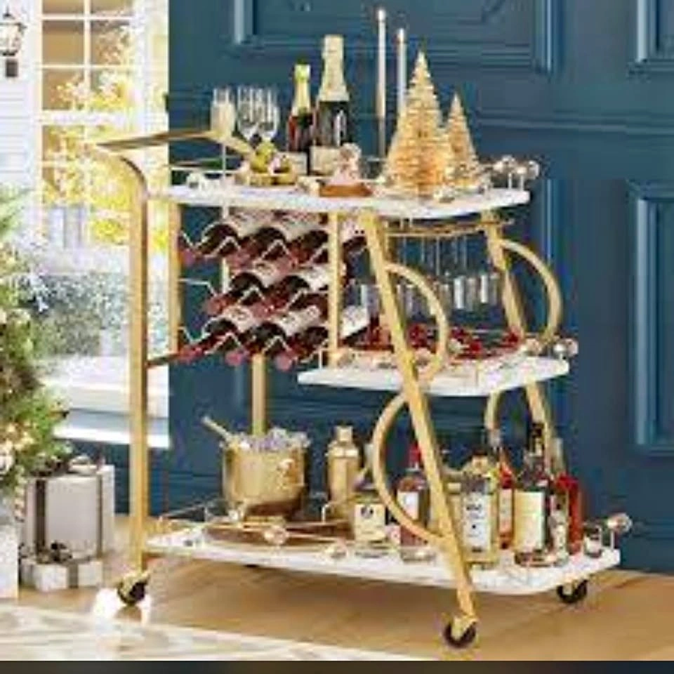Bar white / gold