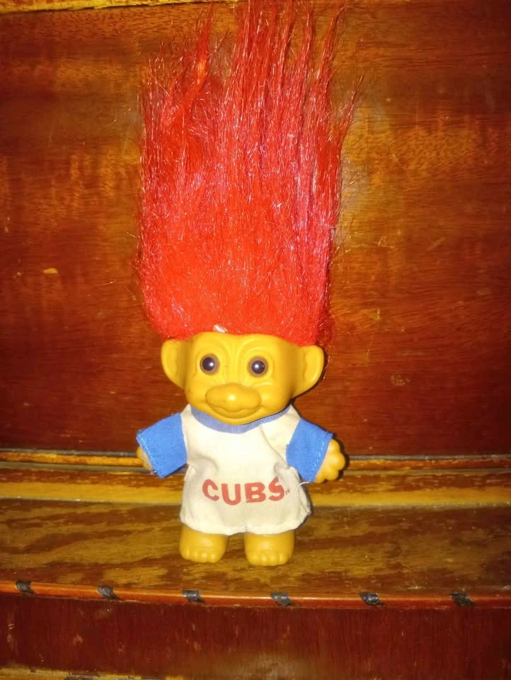 Vintage Russ Chicago Cubs good luck rally troll 1992