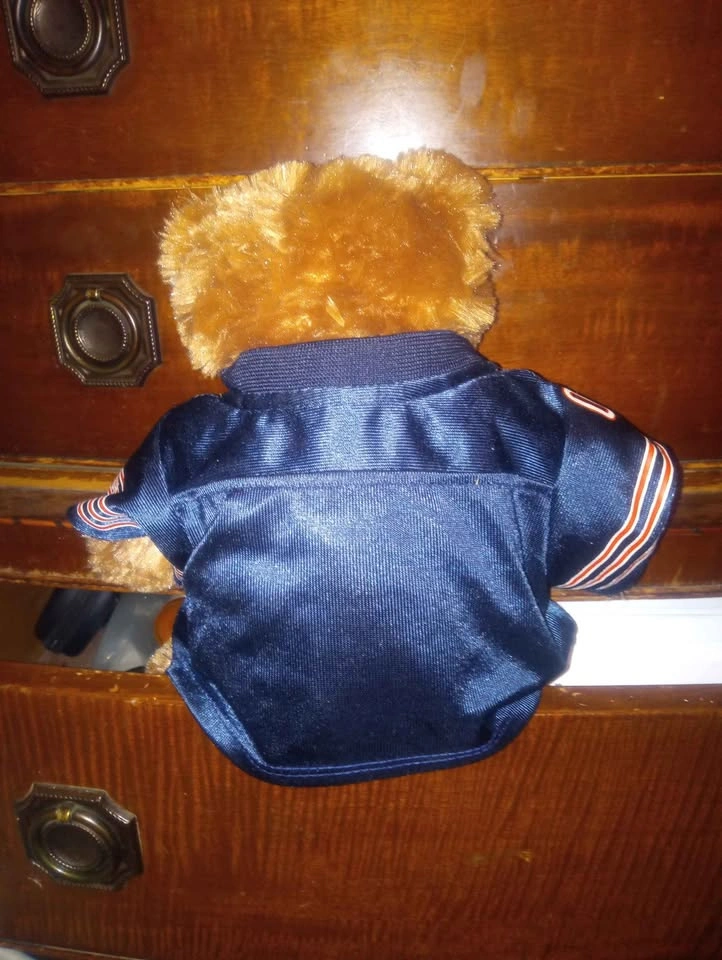Chicago bears plush bear in football jersey vintage 2000 - photo 2
