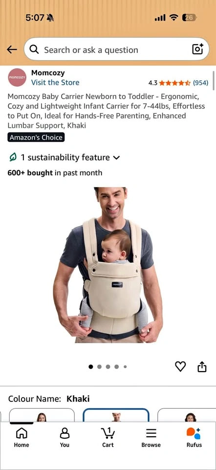MOMCOZY BABY CARRIER