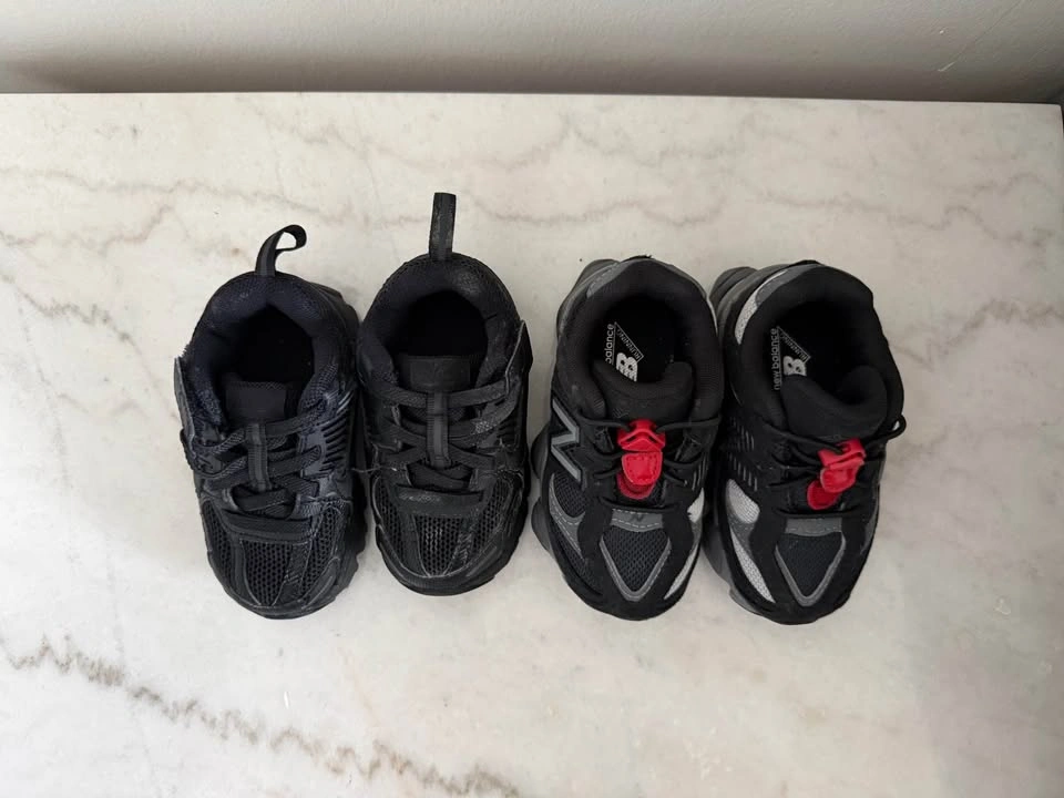 Toddler’s New Balance and Nike shoes - photo 2