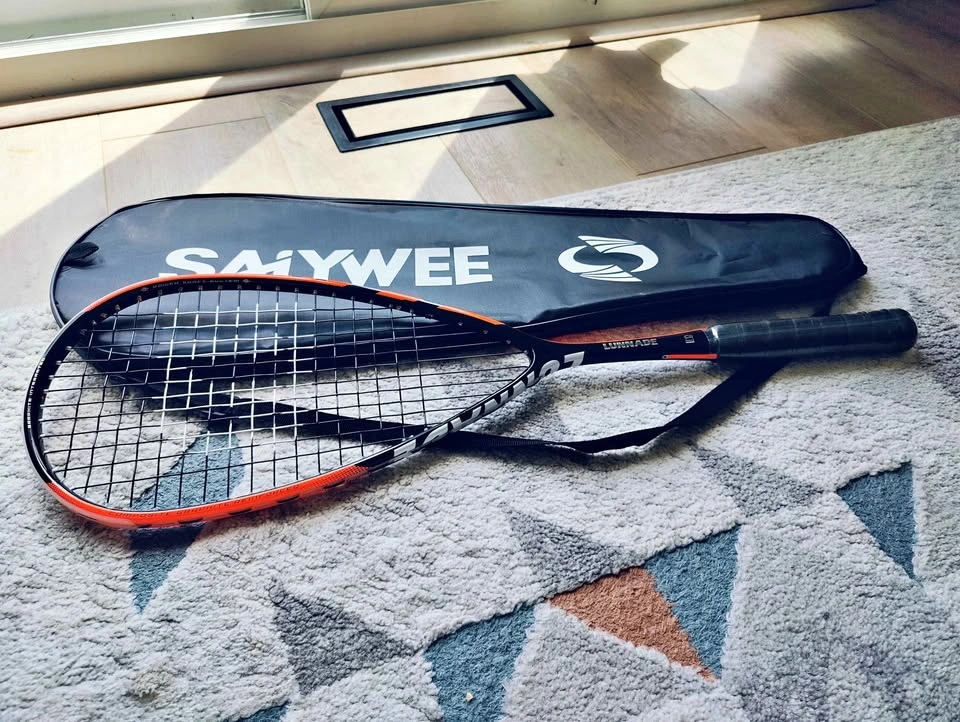 Lunnade Squash Racket Black Orange