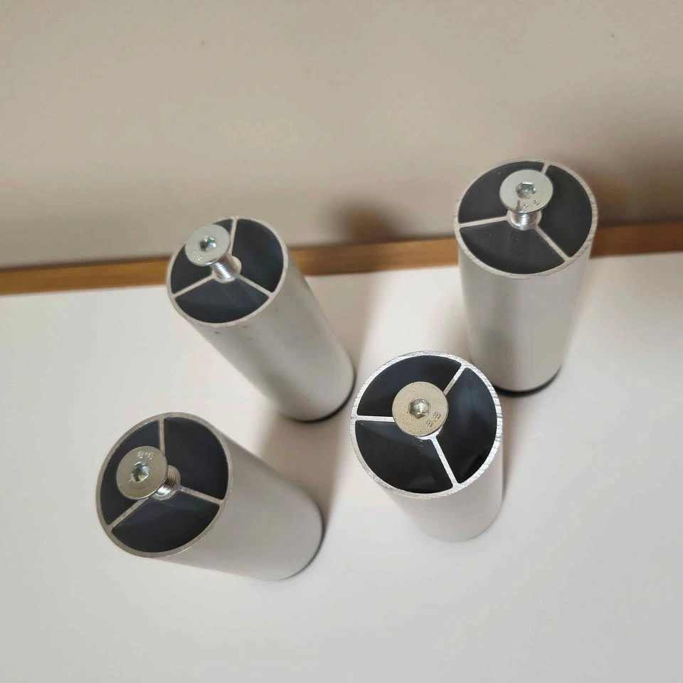 4-pack silver metal furniture legs - photo 2
