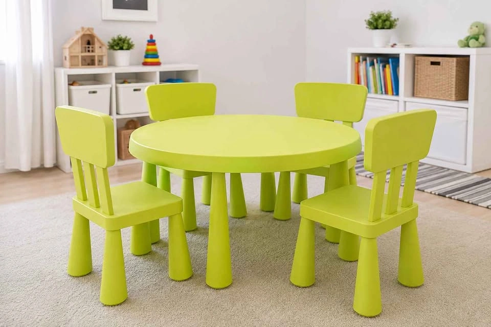 Excellent Used Condition: IKEA Children's Table and 4 Chairs