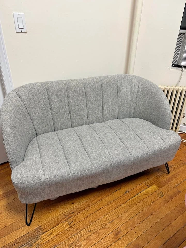 Light Grey 50 inch couch/loveseat