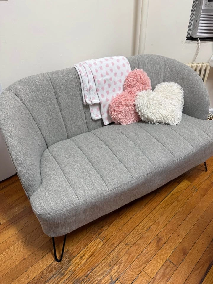Light Grey 50 inch couch/loveseat - photo 3