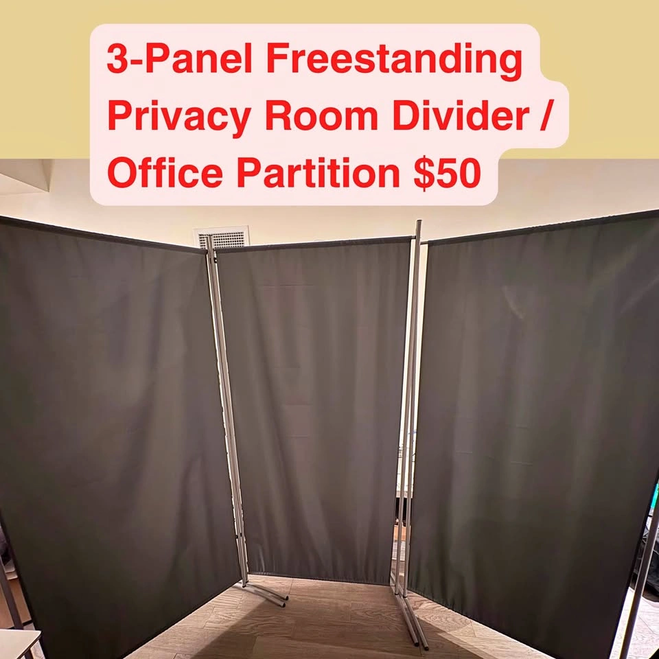 3 Panel Privacy Room Divider