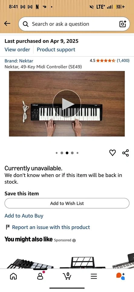 MIDI 49 key piano
