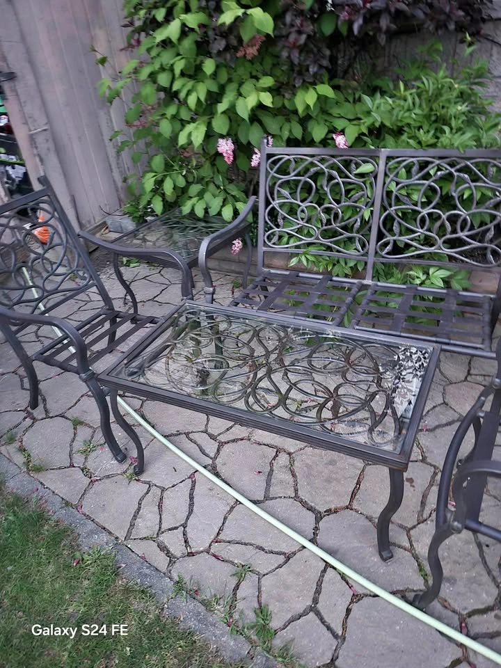 6 Piece Metal Patio Conversation Set