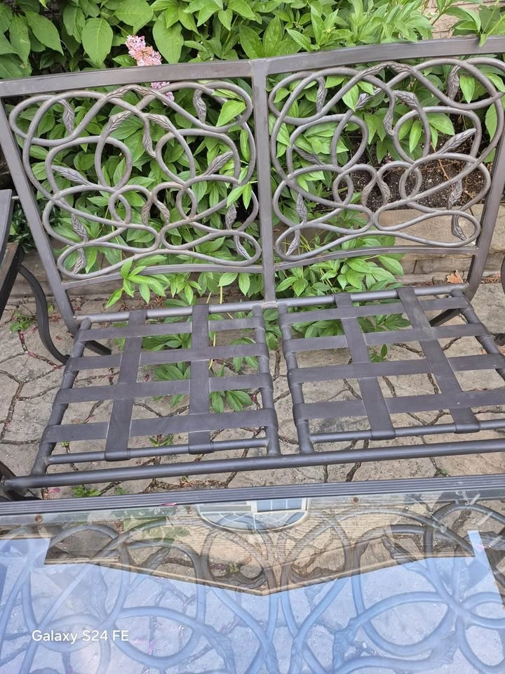 6 Piece Metal Patio Conversation Set - photo 2