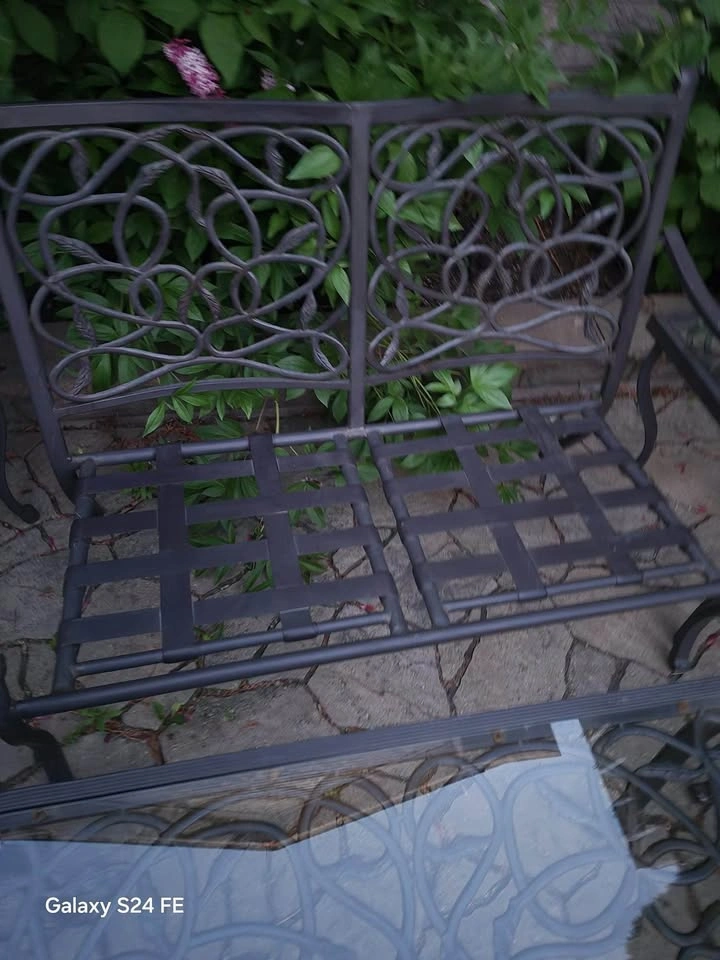 6 Piece Metal Patio Conversation Set - photo 3