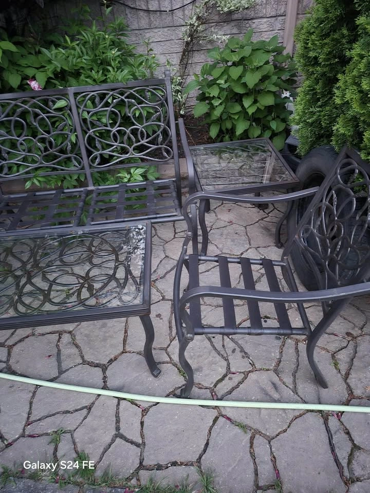 6 Piece Metal Patio Conversation Set - photo 5