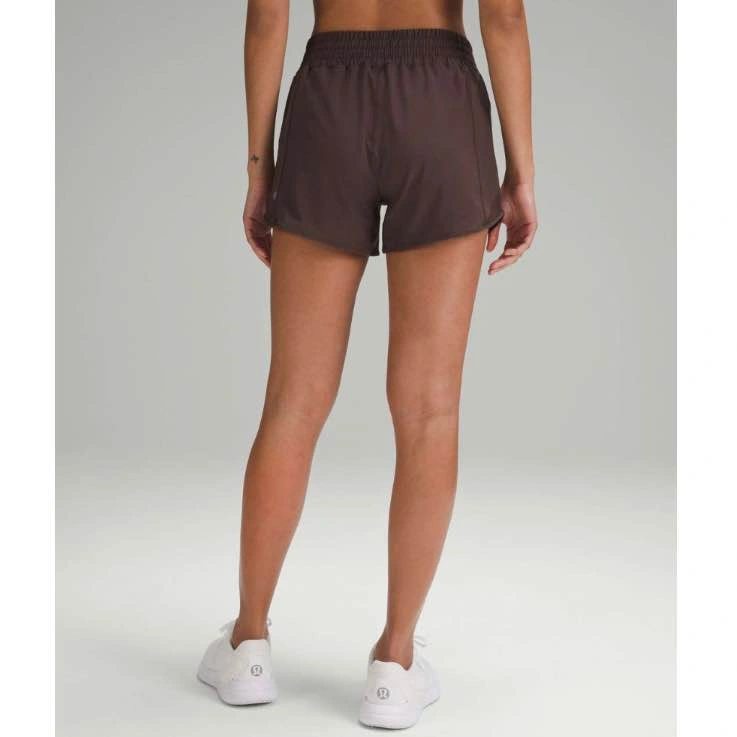 NWT Lululemon Hotty Hot High Rise Short 4" Lined - Espresso, siz - photo 2